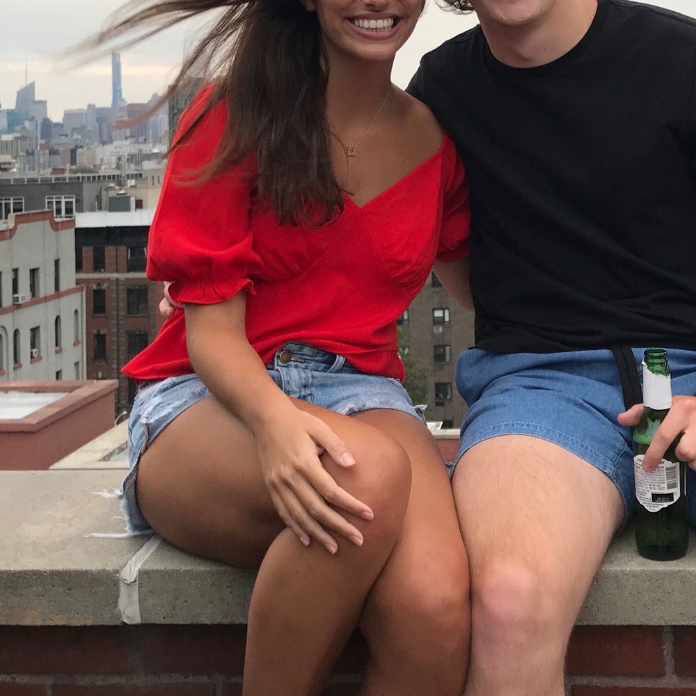 Red Riffraff blouse - Picture 3 of 3